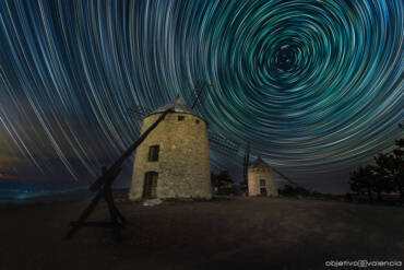 Taller de fotografía nocturna en los molinos de Alcublas