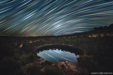 Taller de fotografía nocturna en unas lagunas (Cuenca)